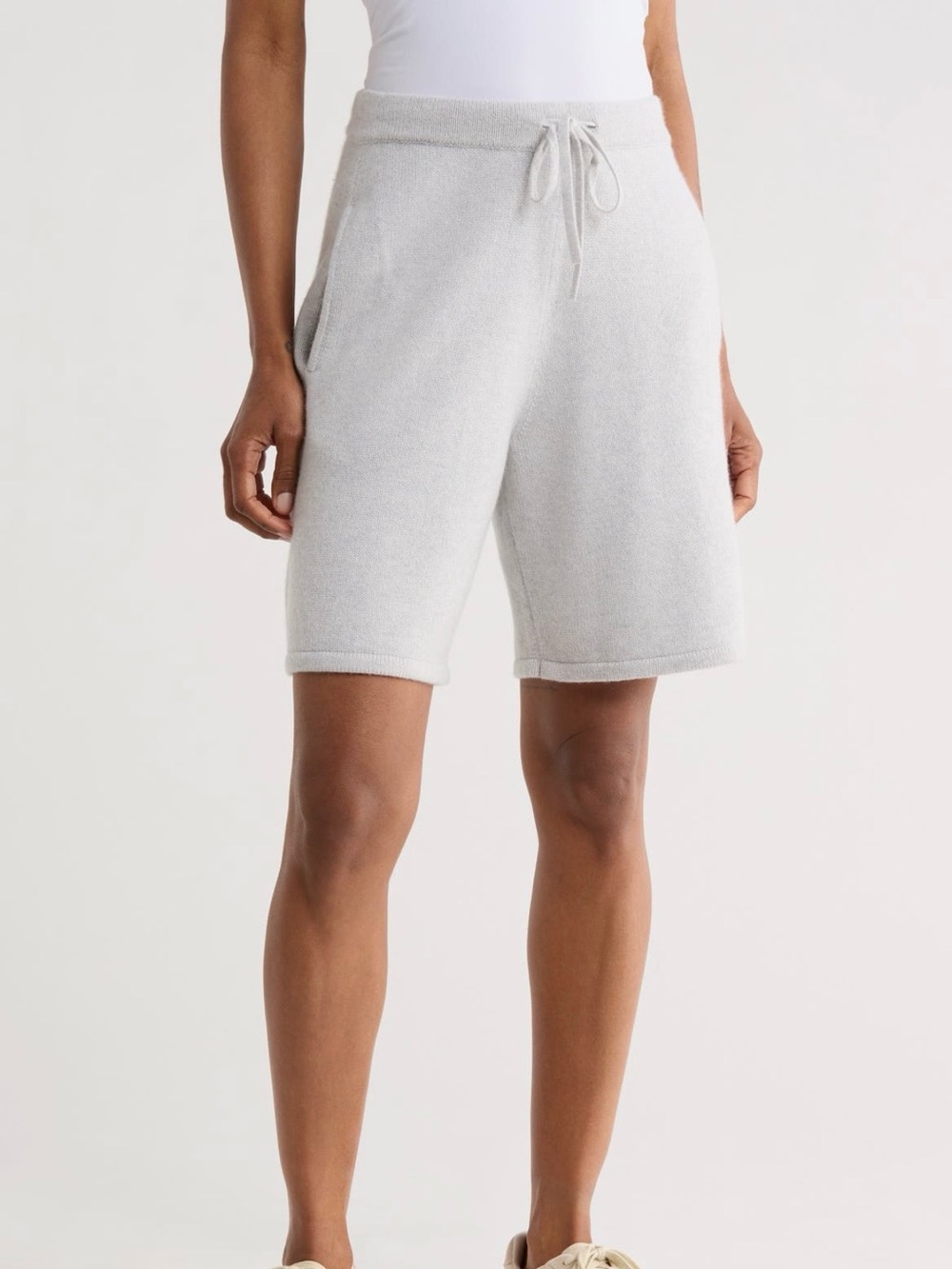 Cashmere sweater shorts